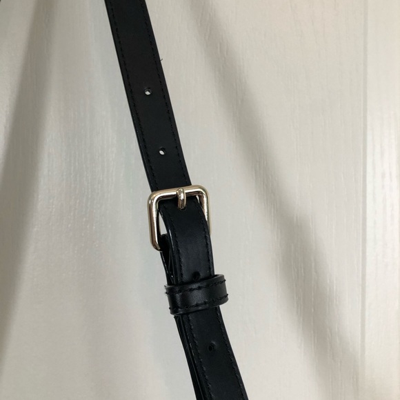 Kate Spade Black Leather with Bow Crossbody Purse - Picture 10 of 14